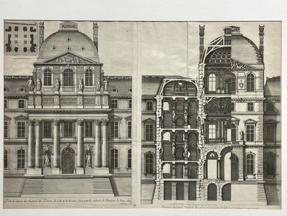 Jean MAROT (1619-1679)
Two framed engravings...