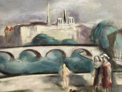 Ecole de Paris XX°
Vue de Notre dame de Paris....
