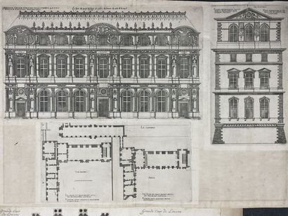 Jean MAROT (1619-1679)
Suite of six engravings...