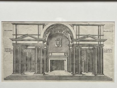 Jean MAROT (1619-1679)
Three framed engravings...