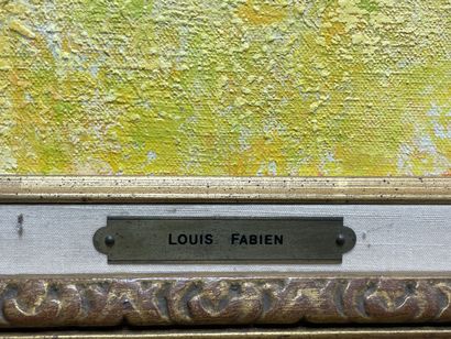 Louis P. FABIEN (1924-2016) 
Paysage de bord...