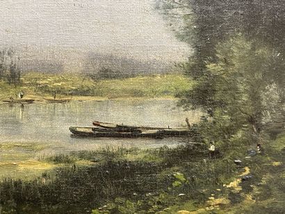 Charles Hippolyte DESMARQUAIS (1823-1910)
Lake...