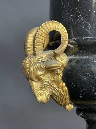 Neoclassical gilt bronze and marble Medici...