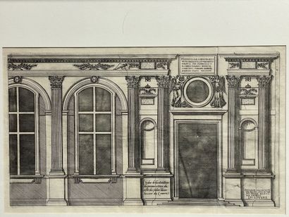 Jean MAROT (1619-1679)
Two framed engravings...