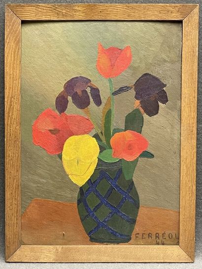 Maurice FERRÉOL (1906-1969). 
Nature morte...