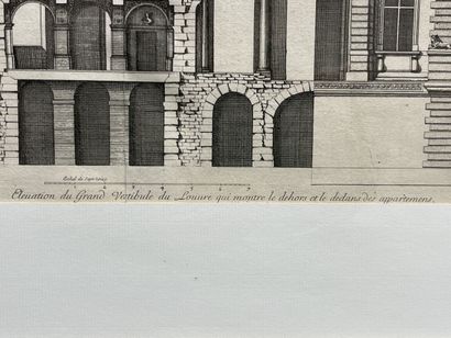 Jean MAROT (1619-1679)
Two framed engravings...