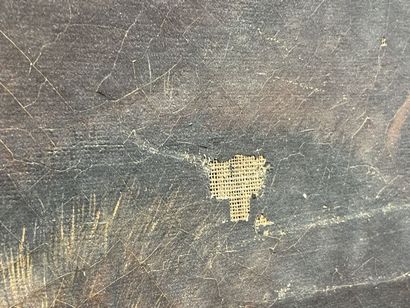 19th century French school
Dog and wolf
oil...