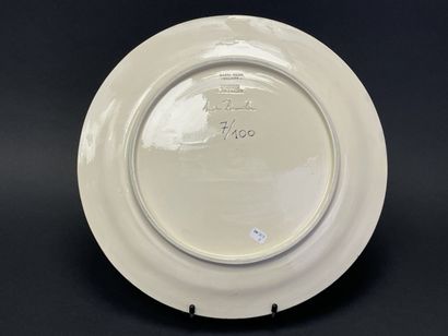 André BRASILIER (né en 1929). 
Bouquet de...