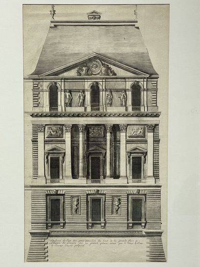 Jean MAROT (1619-1679)
Three framed engravings...
