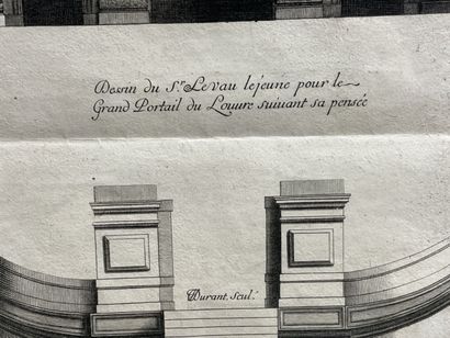 Jean MAROT (1619-1679)
Three framed engravings...