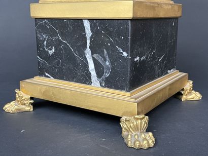 Neoclassical gilt bronze and marble Medici...