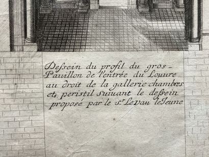 Jean MAROT (1619-1679)
Two framed engravings...