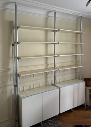 Bibliothèque modulable en bois stratifié...
