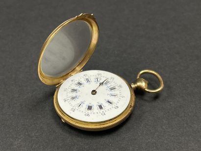 Montre de col en or et petite montre à bracelet...