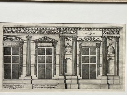 Jean MAROT (1619-1679)
Two framed engravings...
