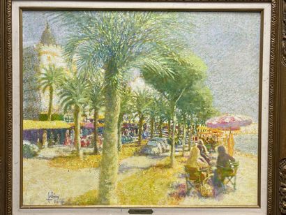 Louis P. FABIEN (1924-2016) 
Paysage de bord...