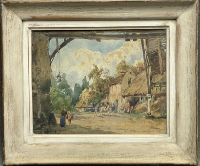 William THORNLEY (1857 -1935). 
Country scene....