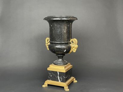 Neoclassical gilt bronze and marble Medici...