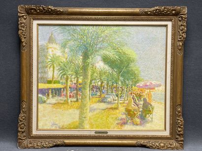 Louis P. FABIEN (1924-2016) 
Paysage de bord...