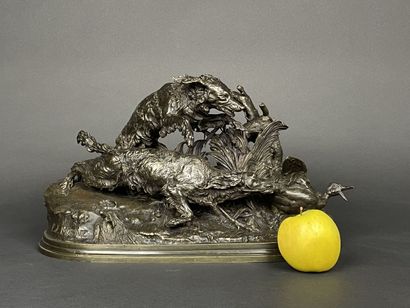 Pierre-Jules MÈNE (1810-1879) 
Duck hunting
Proof...