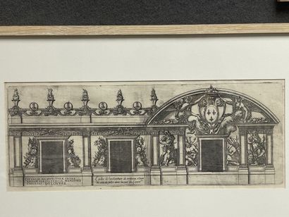 Jean MAROT (1619-1679)
Three framed engravings...
