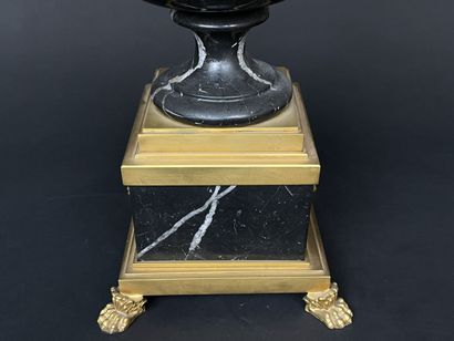 Neoclassical gilt bronze and marble Medici...