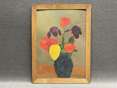 Maurice FERRÉOL (1906-1969). 
Nature morte...