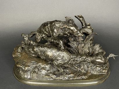 Pierre-Jules MÈNE (1810-1879) 
Duck hunting
Proof...