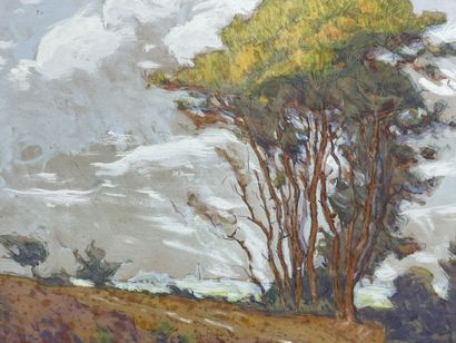 Louis RANDAVEL (1869-1947)
Paysage méditerranéen...
