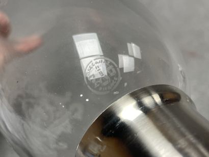 BACCARAT - Photophore en cristal. 
H. :4...