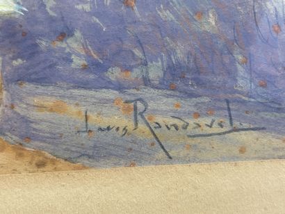 Louis RANDAVEL (1869-1947)
Paysage méditerranéen...