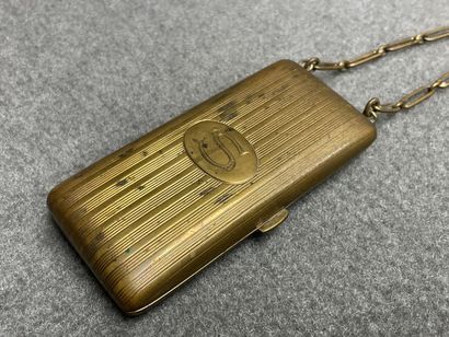 Petit lot: minaudière en laiton, vide poche...
