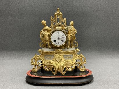 Pendule régule sous globe
Manque balancier....
