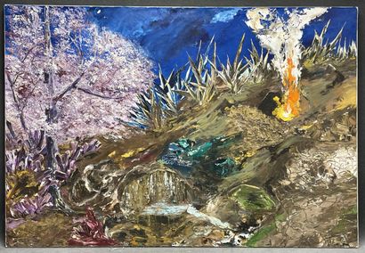 Héléna BOSCHI (XX)
Trésors de la terre. 
huile...