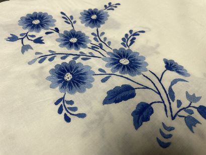 Deux grandes parures de tables en coton
-...