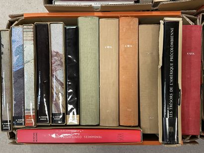 Quatre cartons de livres d'art.