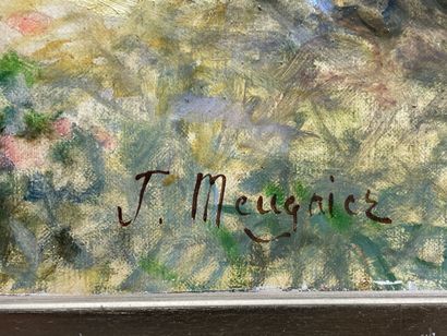 Jacques MEUGNIER (1951) 
Dans le jardin....