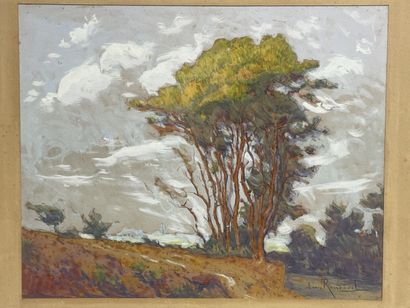 Louis RANDAVEL (1869-1947)
Paysage méditerranéen...