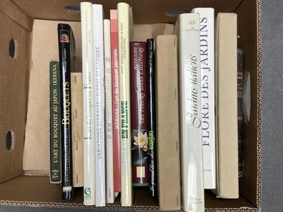 Carton de livres modernes sur la Botanique...