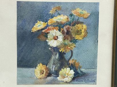 Suzanne LE DUC-LEDÉ ( XX°) 
Nature morte...