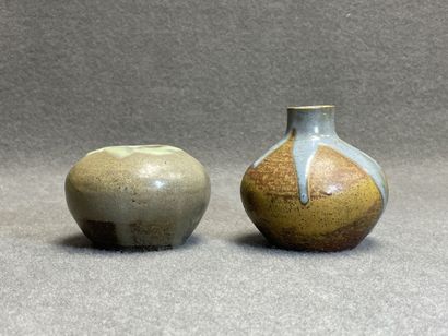 Eugène LION (1864-1945)
Deux vases boules...