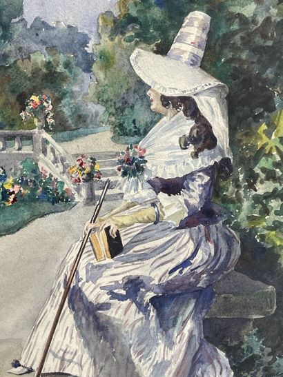 Suzanne LE DUC-LEDÉ ( XX°) 
Elégantes
Deux...