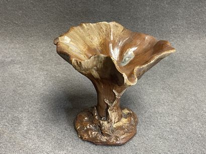 Bougeoirs et vide poche champignons en céramique...