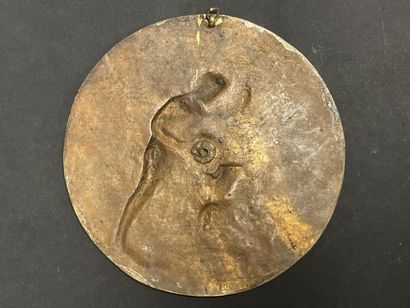 FRANC MACONNERIE: 
Grande médaille en bronze....