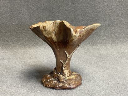 Bougeoirs et vide poche champignons en céramique...