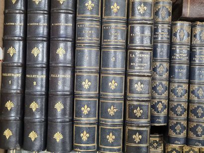 Trois cartons de livres reliés