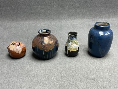Léon POINTU (1879-1942):
Trois vases et une...