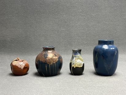 Léon POINTU (1879-1942):
Trois vases et une...