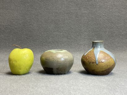 Eugène LION (1864-1945)
Deux vases boules...