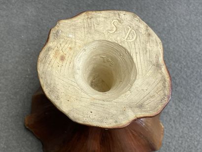 Bougeoirs et vide poche champignons en céramique...